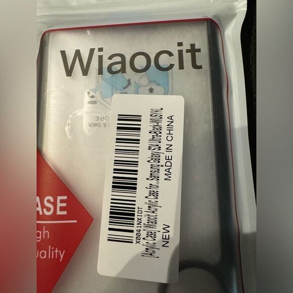 Lot of 4 Samsung Galaxy S24 Ultra Case, Non-Yellowing Hard PC Back, Slim, Black - Picture 1 of 3